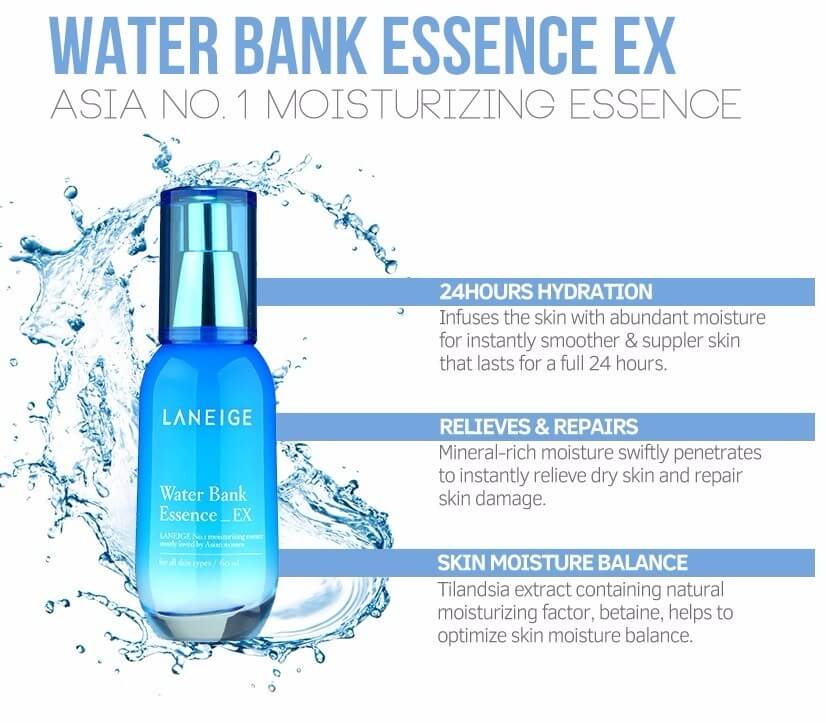 Laneige WaterBankEssence EX 10ml,Laneige,เอสเซนส์สูตรน้ำ,WaterBankEssence,laneige thailand ,laneige essence