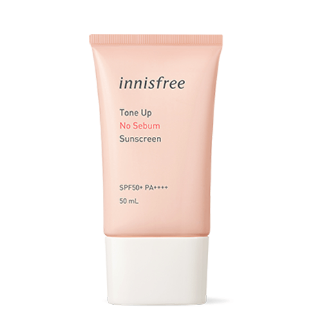 Innisfree Tone Up No Sebum Sunscreen SPF50+ PA++++ 50ml