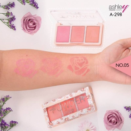 Ashley,Ashley Cheek Powder Blush,A298-02, A298,Ashley Cheek Powder Blush ราคา,Ashley Cheek Powder Blushรีวิว,Ashley Cheek Powder Blushซื้อที่