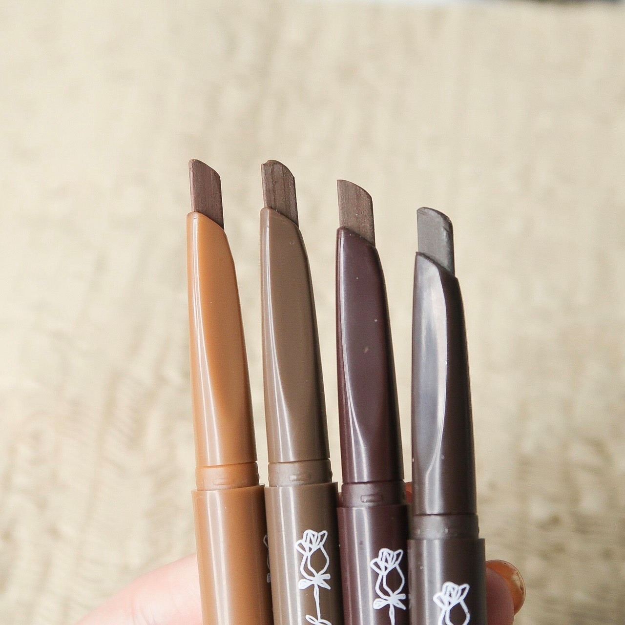 Mille 6D Eyebrow Pencil Waterproof #01 LIGHT BROWN 2g ดินสอเขียนคิ้ว 6D