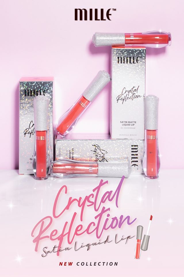 Mille, Mille รีวิว, Mille ราคา, Mille Crystal Reflection Satin Glaze Lip, Mille Crystal Reflection Satin Glaze Lip รีวิว, Mille Crystal Reflection Satin Glaze Lip ราคา, Crystal Reflection Satin Glaze Lip, Mille Crystal Reflection Satin Glaze Lip 1.7ml, Mille Crystal Reflection Satin Glaze Lip #04 Brick Rose, ลิปแมตต์, ลิปกลอส, ลิปสติก, ลิป