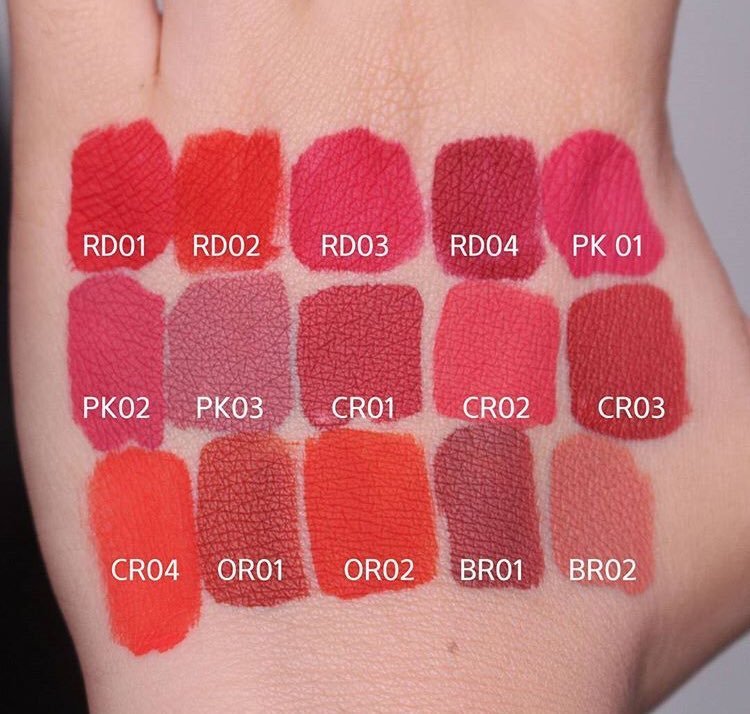 A'PIEU True Matt Fluid #RD02 Amber Red  5.7 g  ลิปเนื้อแมตต์