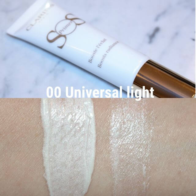 Clarins SOS Primer Boosts Radiance Preps & Hydrates Universal Light ไพรเมอร์ กระตุ้นความกระจ่างใสและความสว่างใสให้ผิว ปกป้องและให้ความชุ่มชื้นแก่ผิวตลอด 24 ชั่วโมง