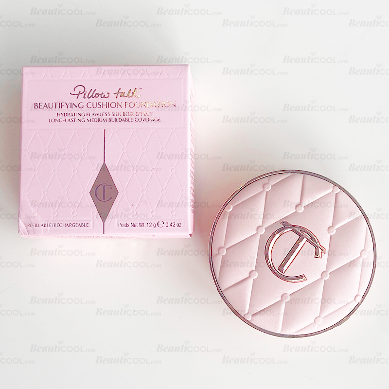Charlotte Tilbury Pillow Talk Beautifying Cushion foundation 12g #2C FAIR (กล่องมีตำหนิ ไม่มีผลต่อการใช้งาน)