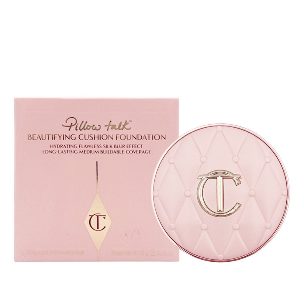 Charlotte Tilbury Pillow Talk Beautifying Cushion foundation 12g #2C FAIR (กล่องมีตำหนิ ไม่มีผลต่อการใช้งาน)